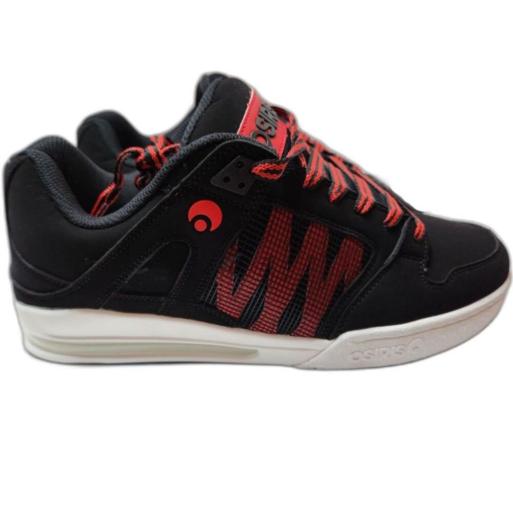 Osiris Pixel Skate Shoes Men’s 12 Black White Red New With Box